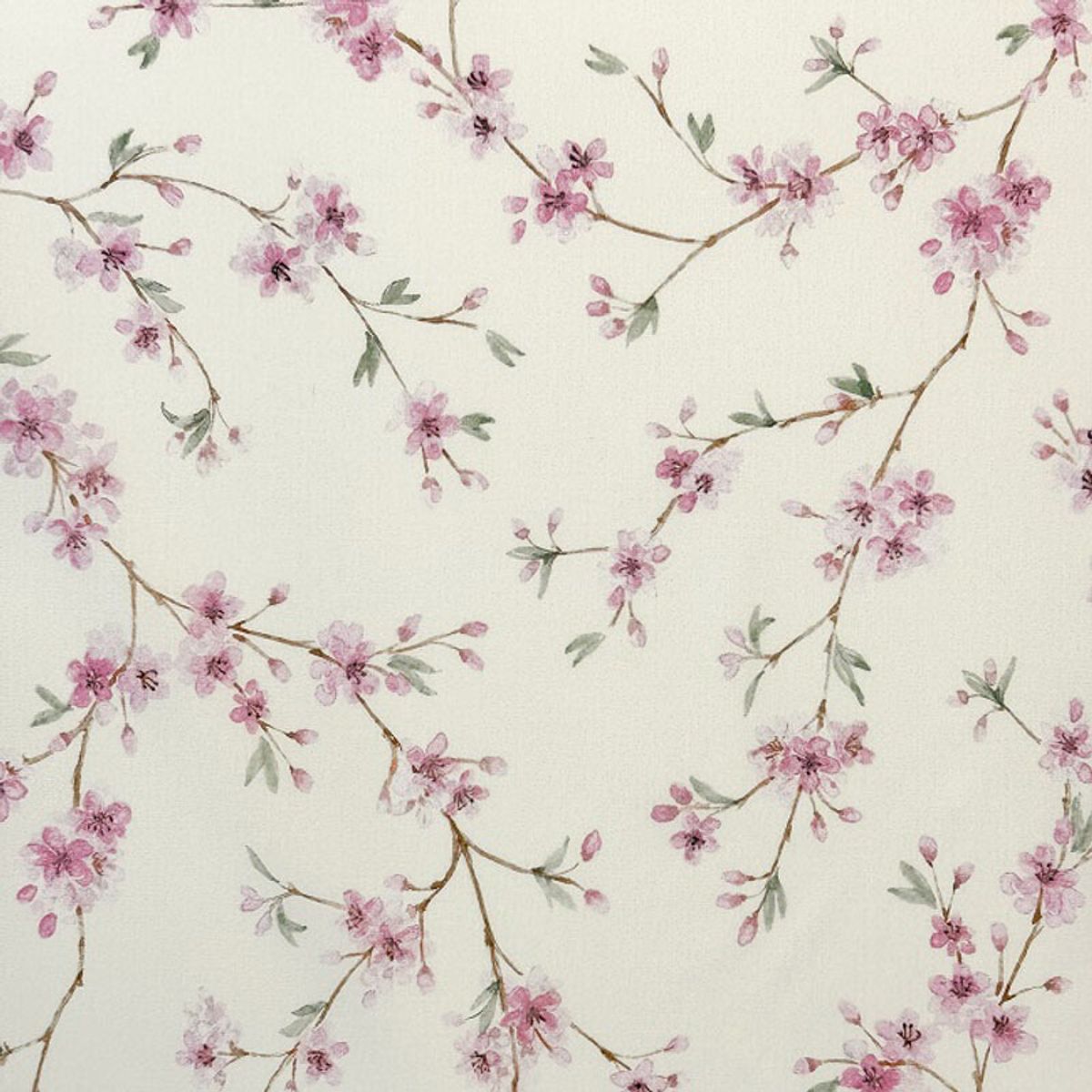 Poplin - kirsebærblomst