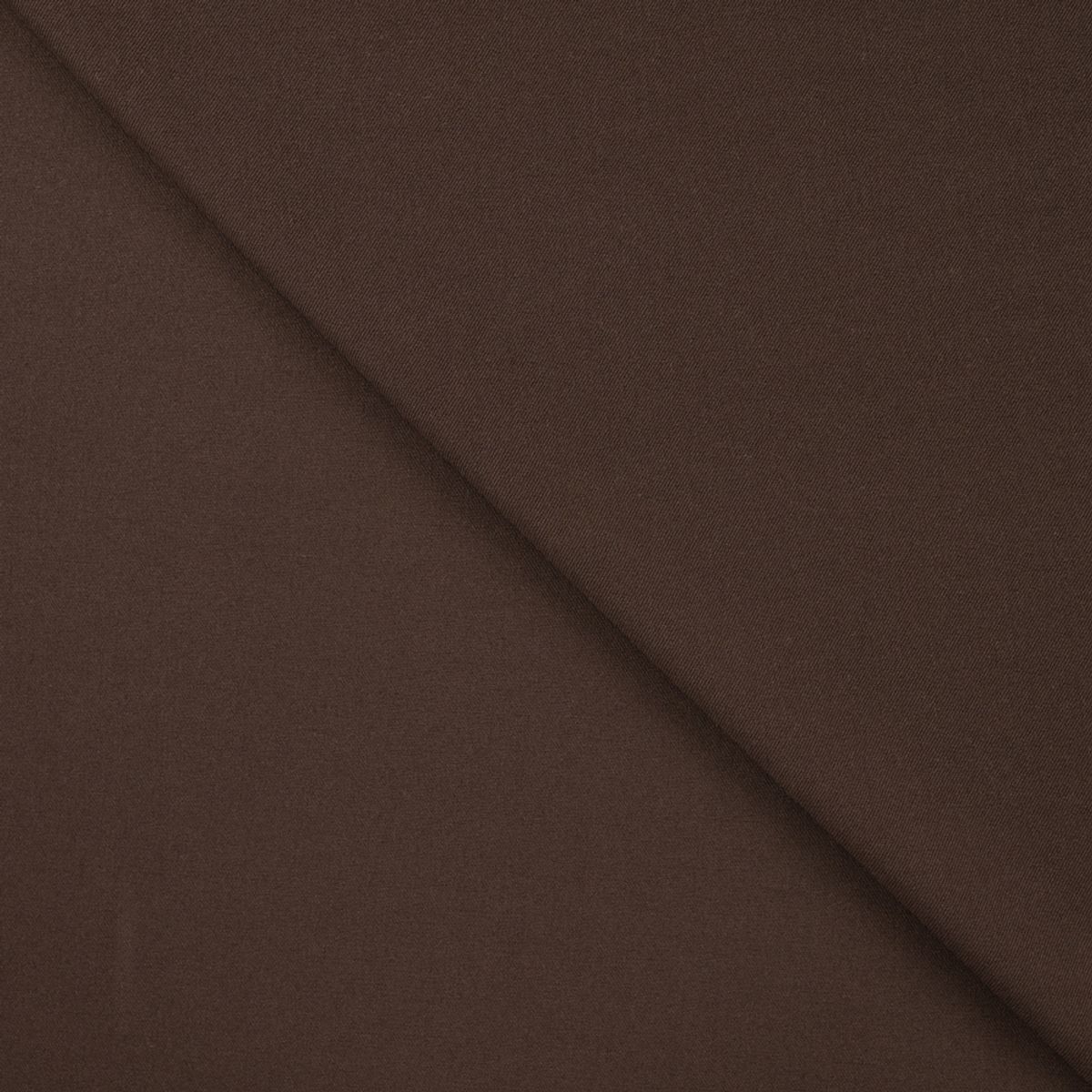 To-veis stretch Wooltouch - mørk brun