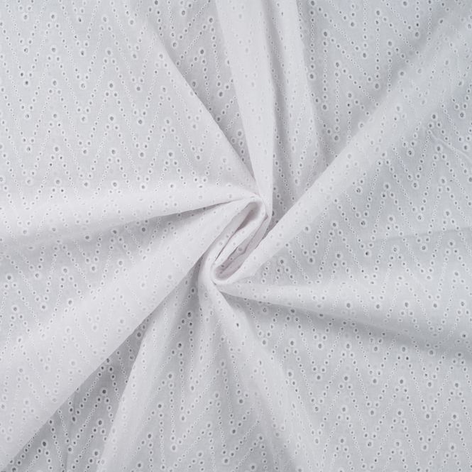 Hovedbilde 1,1 m Engelsk blonde, chevron - hvit