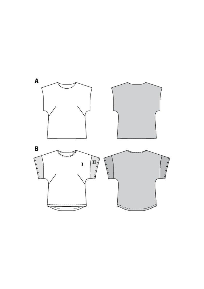 6445 - Burda - T-skjorte