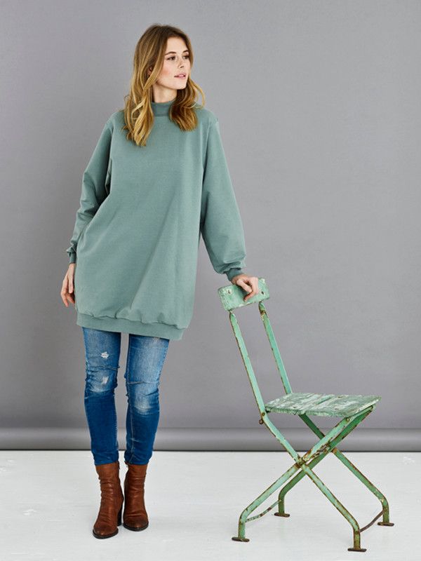 Onion 5046 - Sweat-shirt med dybt ærmegab