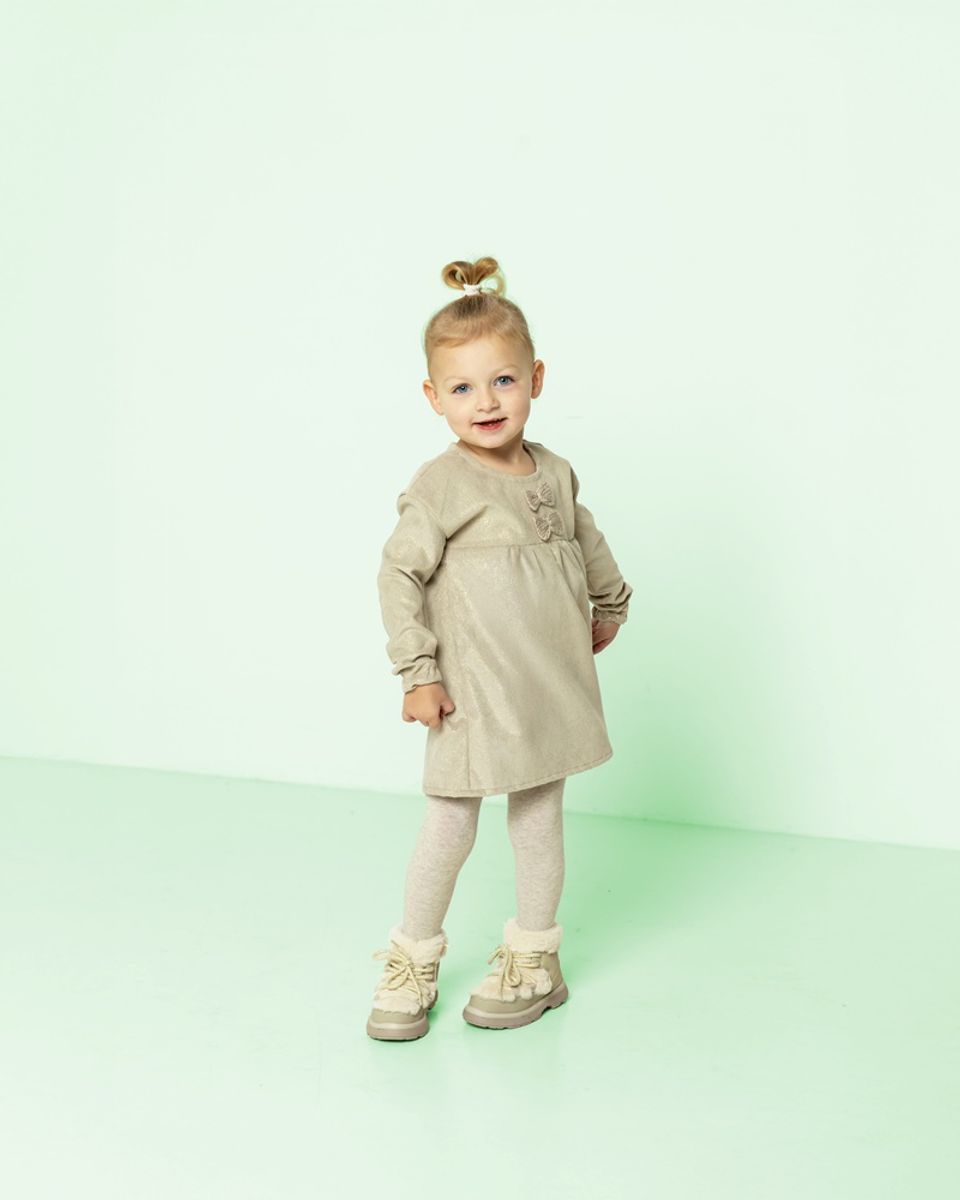 Babykord 21W - Sand m/glitter