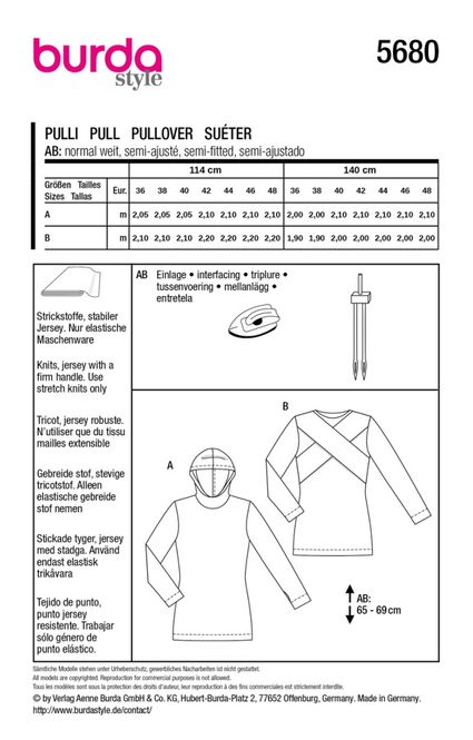 Hovedbilde 5680 - Burda - genser