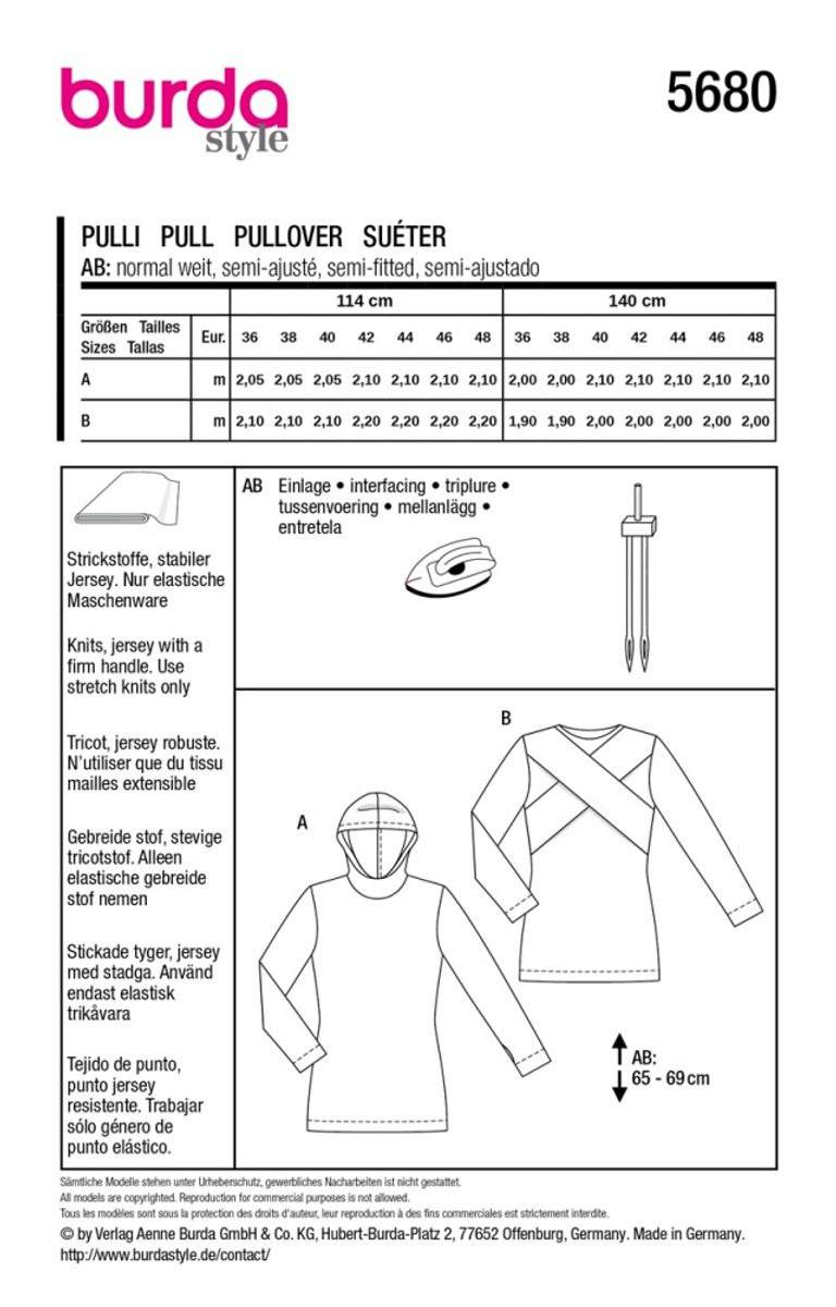 5680 - Burda - genser