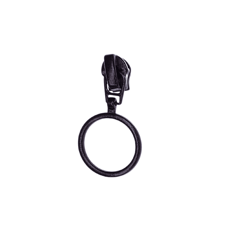Glidere med ring, til 4 mm glidelås 