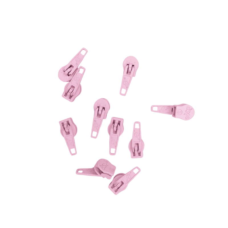 Glidere, pin-lock, til 4 mm glidelås 