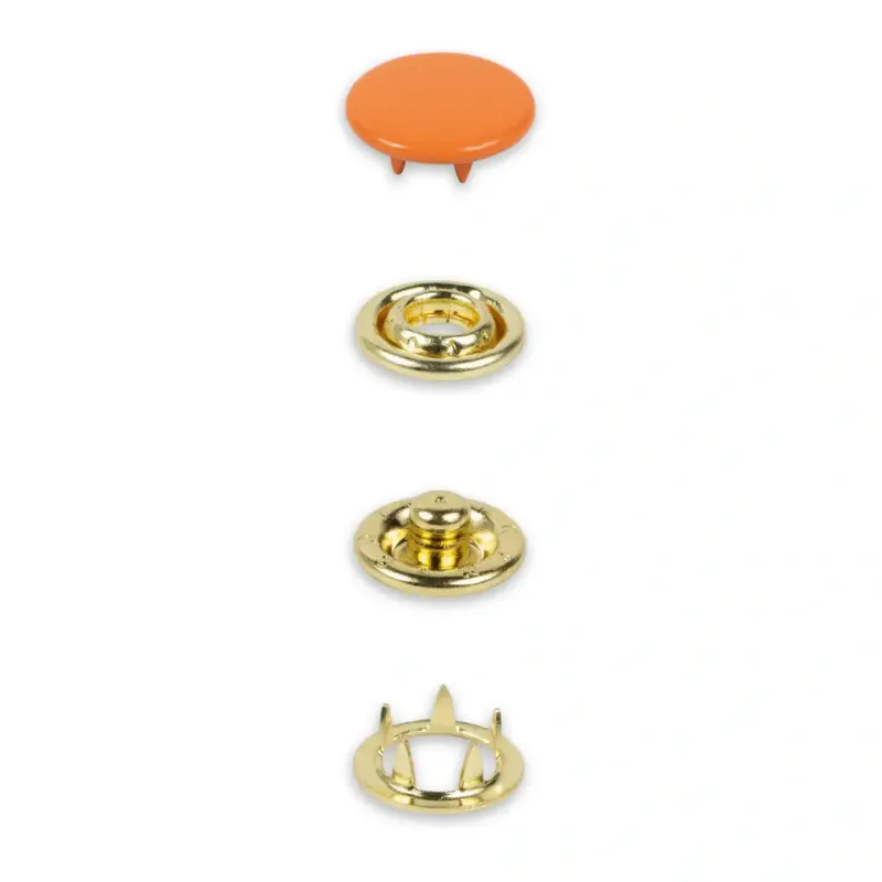 Jersey-trykknapper, 12 mm, kappe - refill