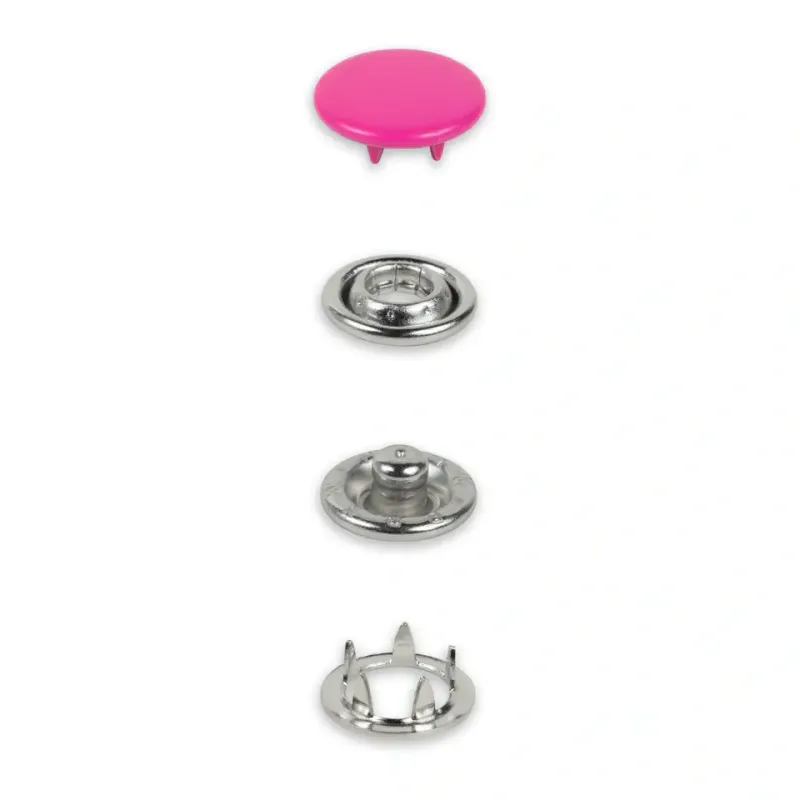 Jersey-trykknapper, 12 mm, kappe - refill