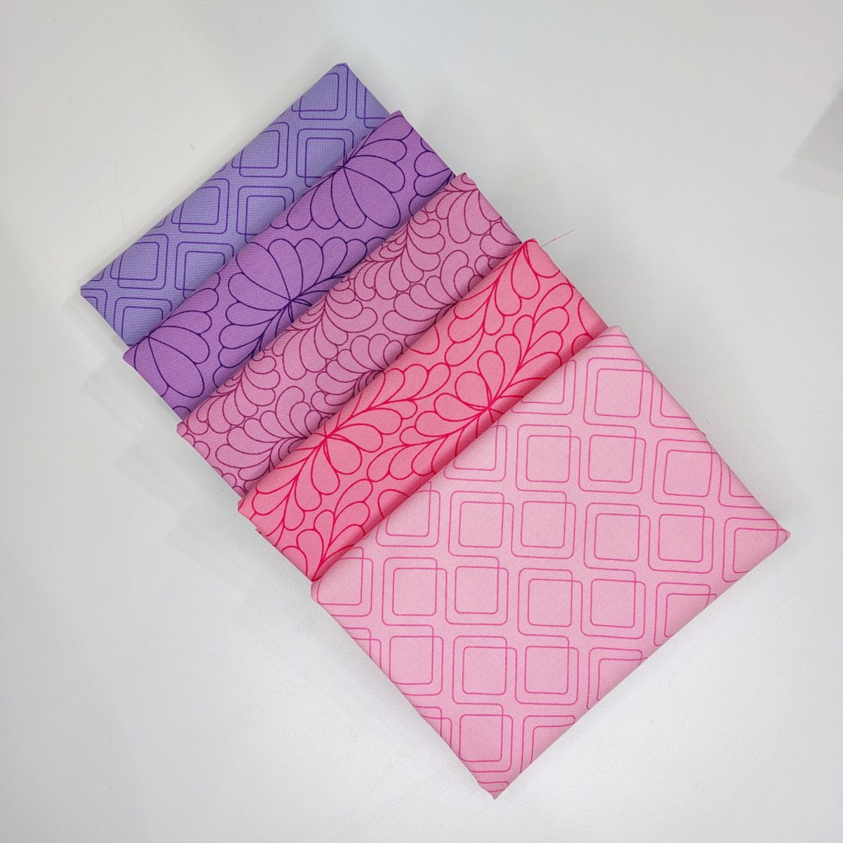 Rainbow Sherbet - stoffpakke, rosa, 30x110 cm